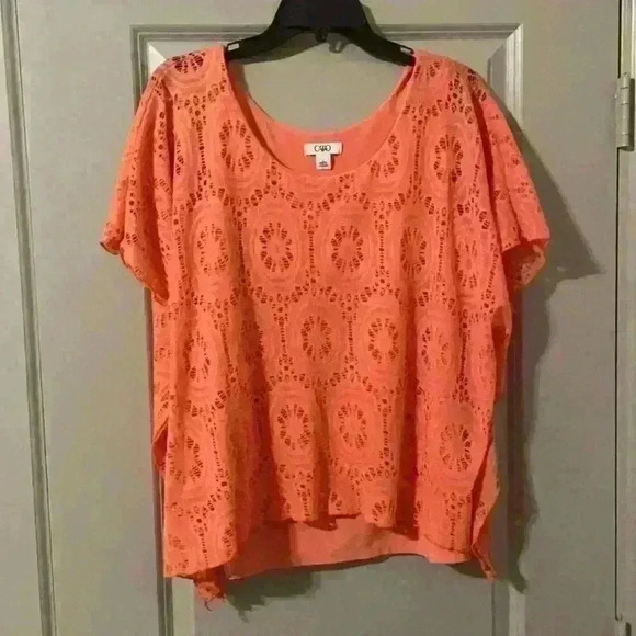 Size large coral Cato‎ short sleeve - Picture 1 of 5